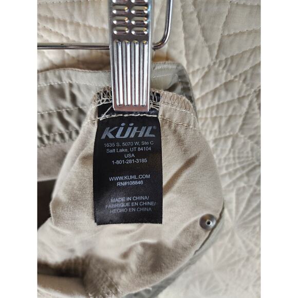 Kuhl Women's Khakis Capri Cargo Scrunched legs Size US 12 - Picture 7 of 11